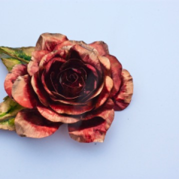 Eternal Rose - Copper, Ink $65