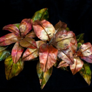 Lily Sculpture - Copper, Ink $335
